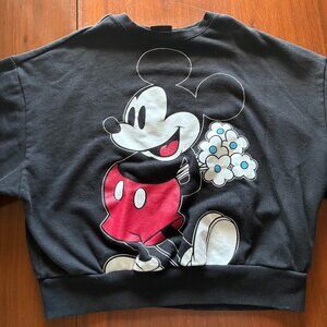 Cropped Mickey Mouse Sweatshirt